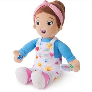 Ms. Rachel Soft Plush Doll - Pink & Blue Kids Toy